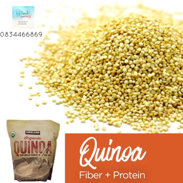 Hạt diêm mạch Quinoa hữu cơ Kirkland [DATE 09/2020 3 túi