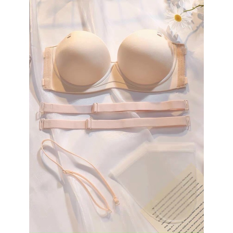 Áo ngực su đúc không dây nâng ngực tạo khe kiểu hở lưng quyến rũ DORIS - 188