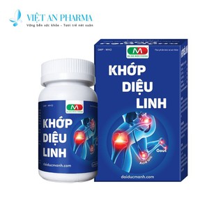 Xương Khớp, Khớp Diệu Linh Đại Đức Mạnh, Giảm Sưng Đau Do Gout, Viêm Khớp, Tăng Cường Khớp, Lọ 40 Viên, vietanpharma