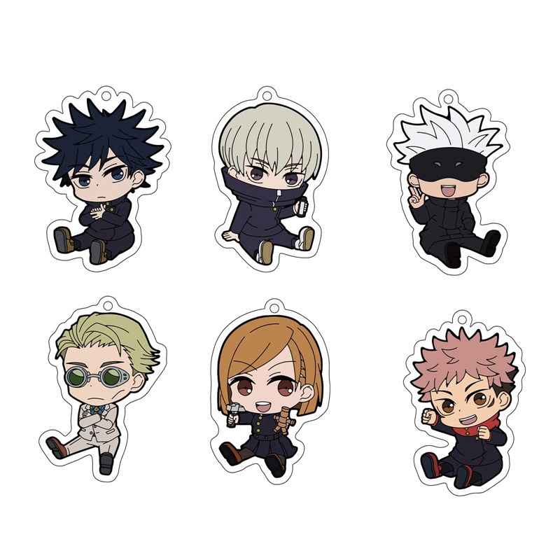 Khuyên tai họa tiết nhân vật Jujutsu Kaisen tùy chọn xinh xắn