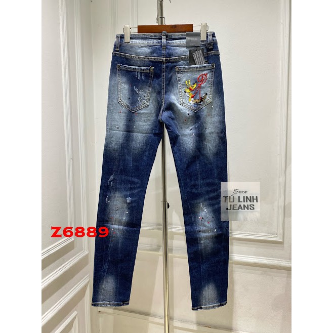 [ LẺ size sale giá gốc ]Quần Jeans Nam Ống Côn Đính đá