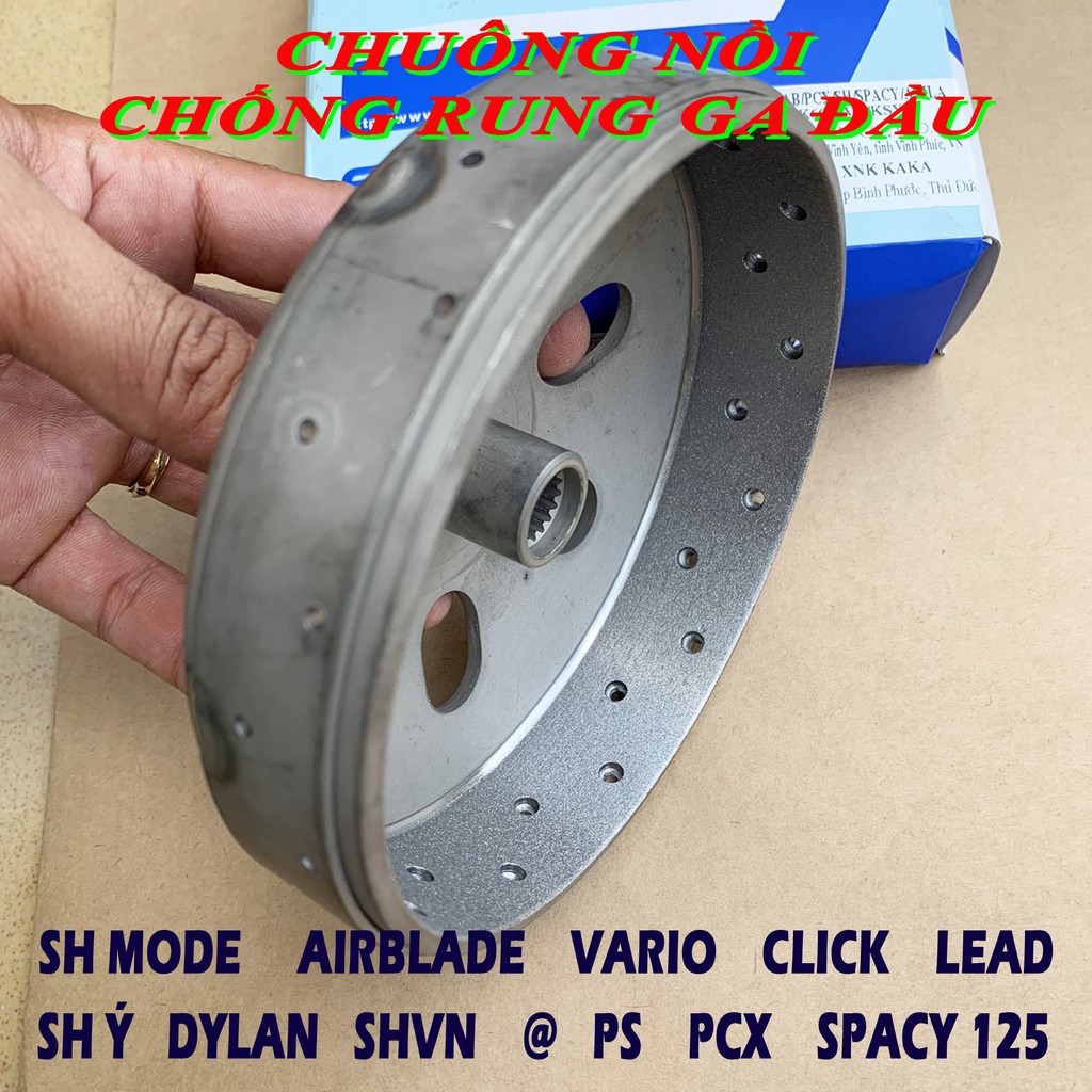 Chuông nồi chống rung cho Honda Vario AirBlade SH PCX Lead Click - Chuông khoan Exedy Nhật Bản