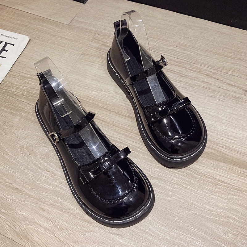 Giày da Mary Janes XIELUAIZTA phong cách Lolita Nhật Bản thời trang cho nữ