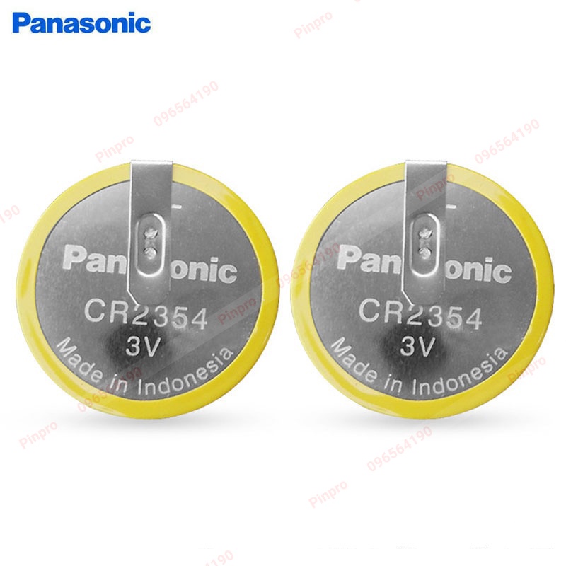 Pin nồi cơm Nhật Panasonic CR2354 3V hàn chân nằm