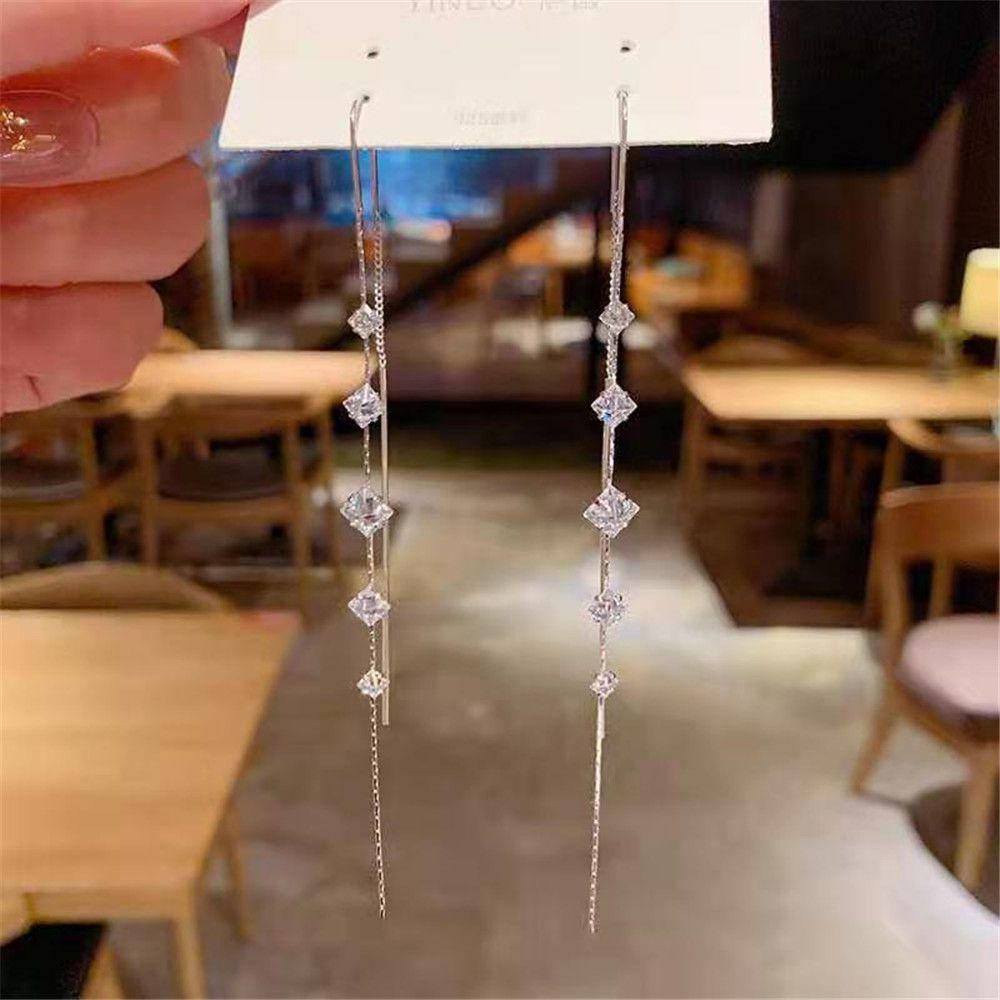 SUMU Bông Tai Dáng Dài Phong Cách Vintage Thời Trang Cho Nữ