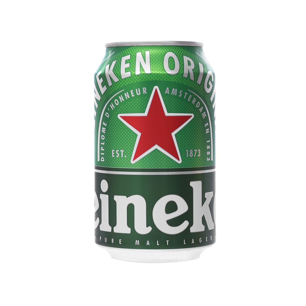 Thùng bia Heineken 24 lon thường 330ml/lon