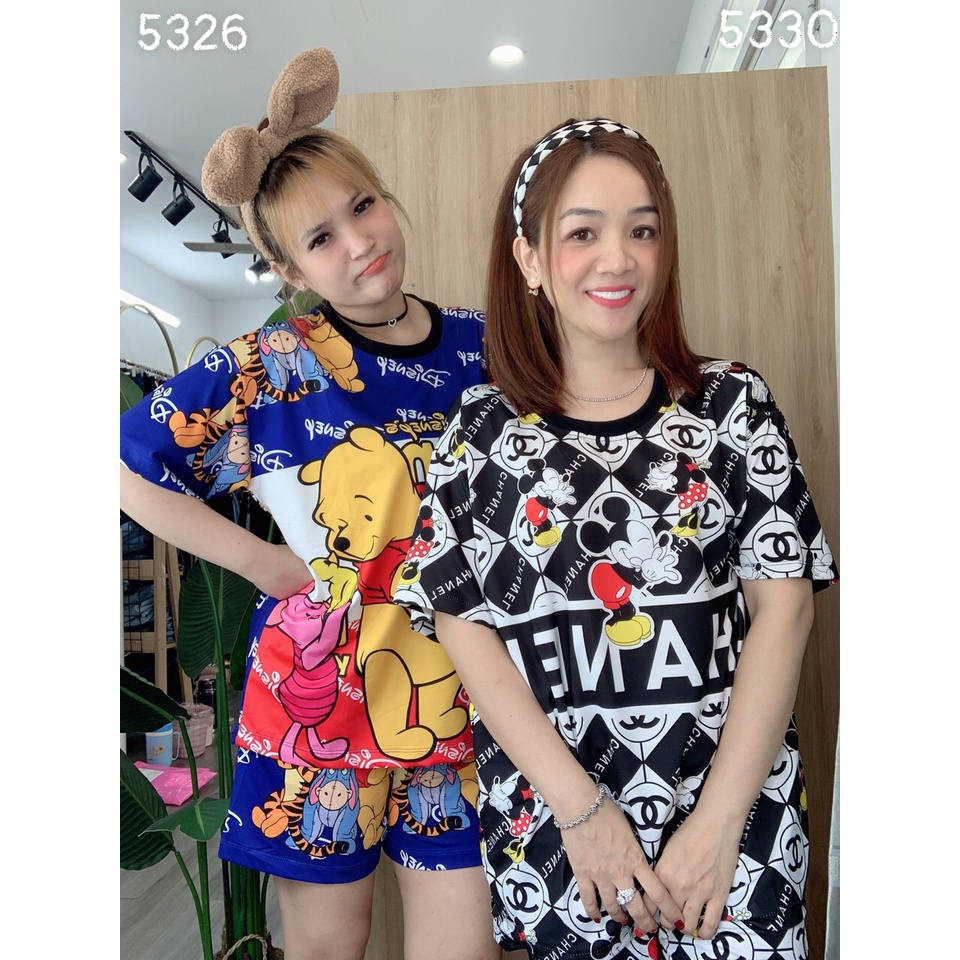 Đồ Bộ short BIG SIZE 3D  Mic CN - SS.T3D - 5330