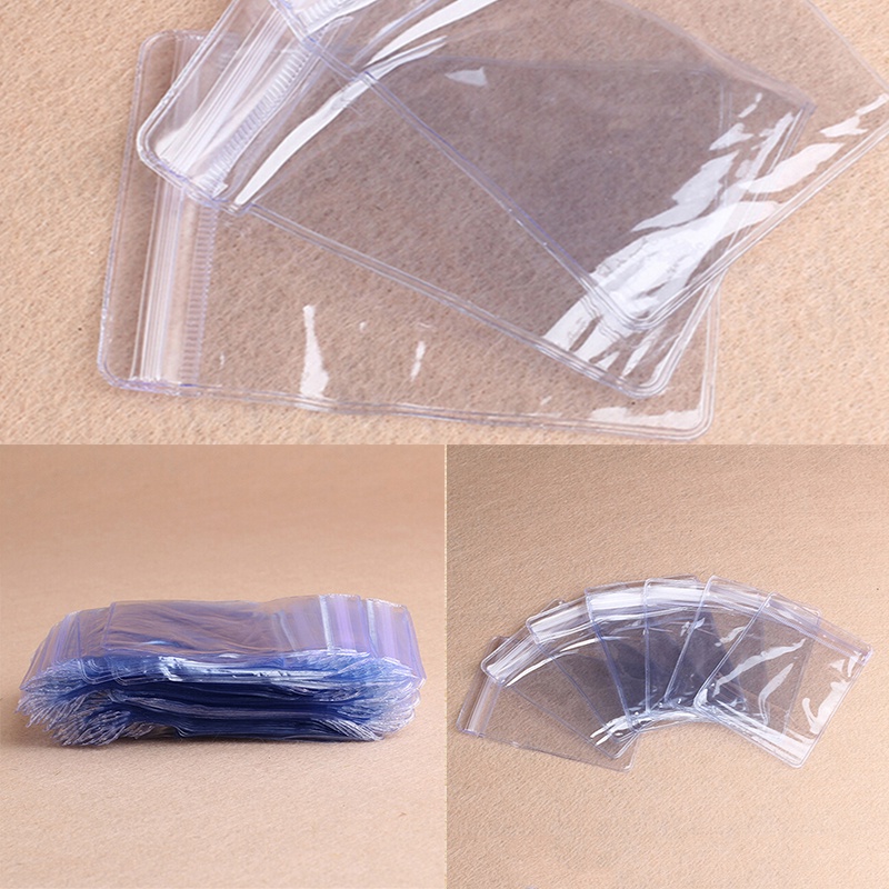 Bộ 100 Túi Nhựa PVC Trong Suốt Mới