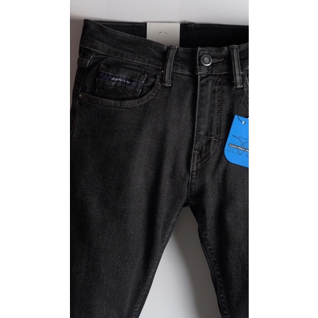 Quần jean nam đen xám - co giản nhẹ -ống đứng | BigBuy360 - bigbuy360.vn