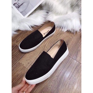 Giày Slip on nữ da mềm L2