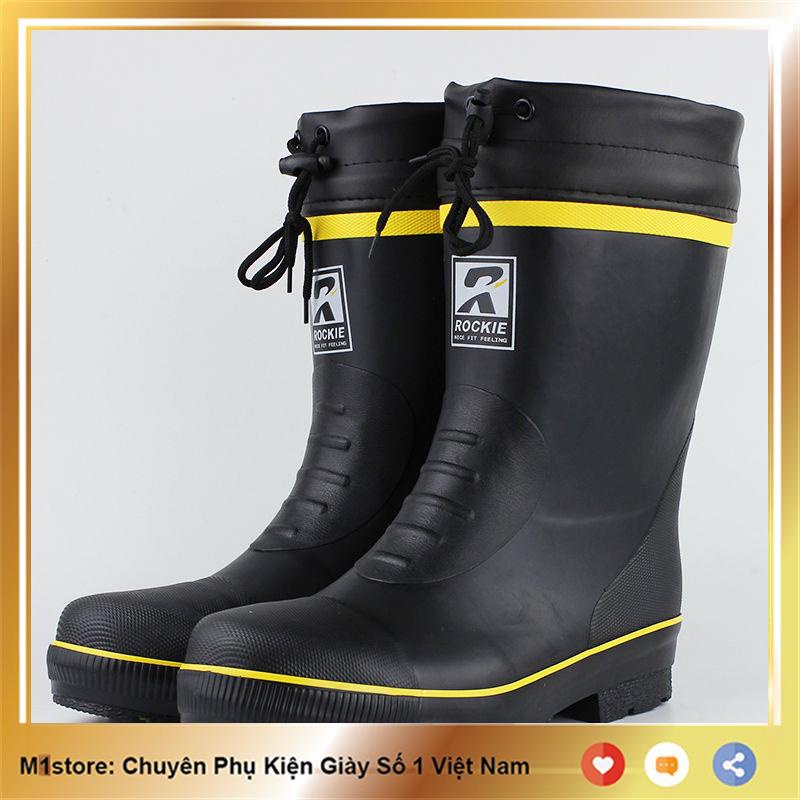 Giày Bốt Đi Mưa Đầu Thép Chống Đâm Thủng Thoáng Khí Bảo Vệ Chống Nước Chống Va Chạm Cho Nam