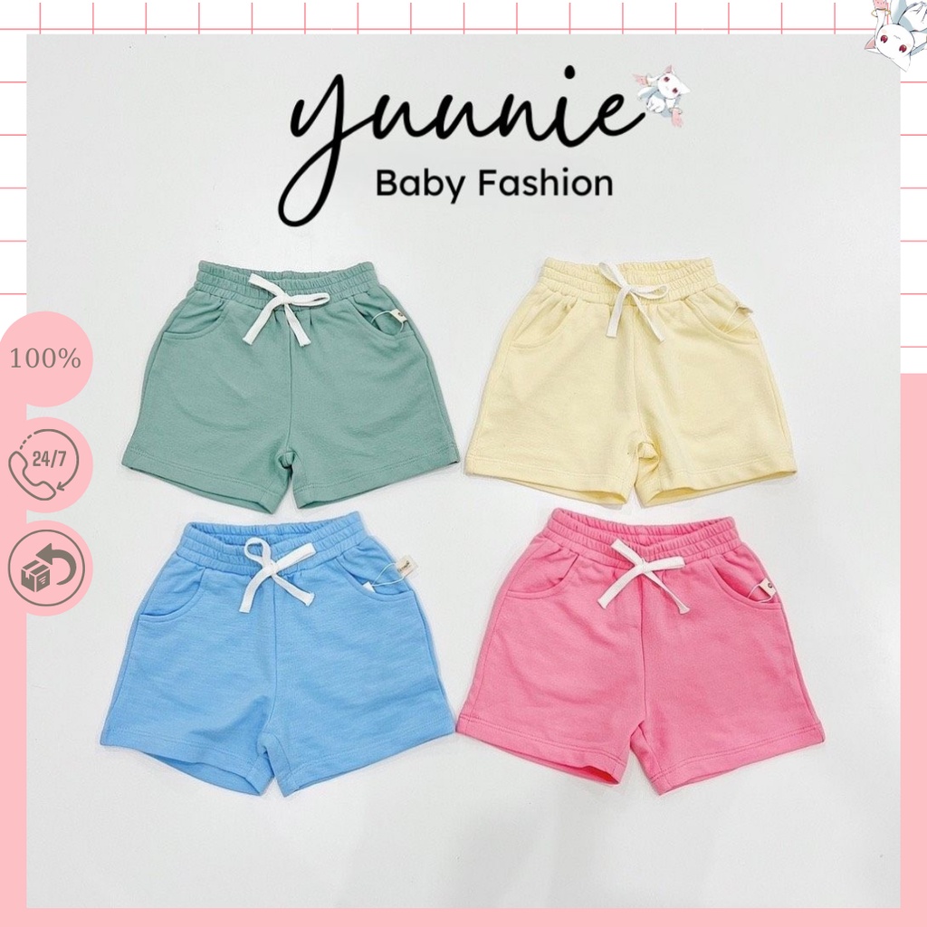 Quần short bé trai, bé gái, quần ngắn cotton năng động cho bé