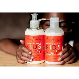 DẦU GỘI VÀ XẢ TÓC CHO BÉ SHEA MOISTURE MANGO&CARROT KIDS 237ML