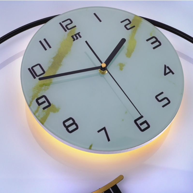 Đồng hồ treo tường trang trí decor phòng khách Bắc Âu kim trôi cao cấp KOKA JT20183A-45