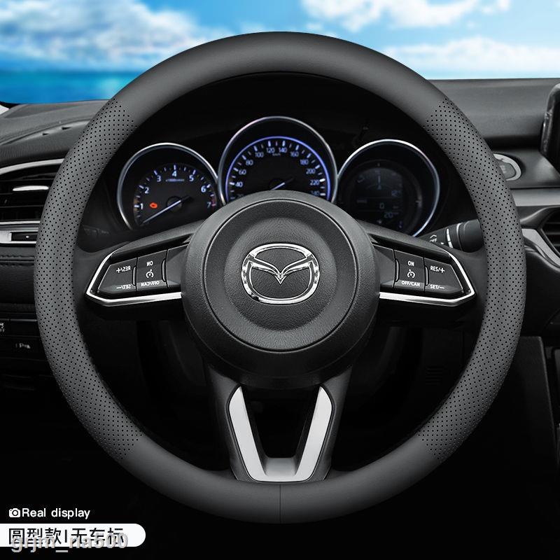 Hình Thật Vỏ Bọc Vô Lăng Bằng Da 2022 New Mazda CX5 ATZ CX4 wing Mazda 3 onksera cx-30 horse 6