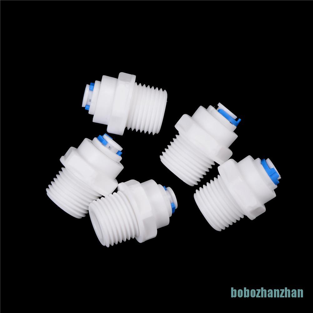 Bộ 5 Đầu Nối Ống Nước 1 / 4 "Od Tube - 1 / 2"