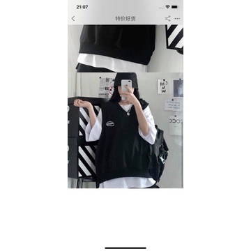 Áo thun Gile nữ Phoxe form rộng - áo gile Ulzzang nữ dáng rộng SIÊU HOT