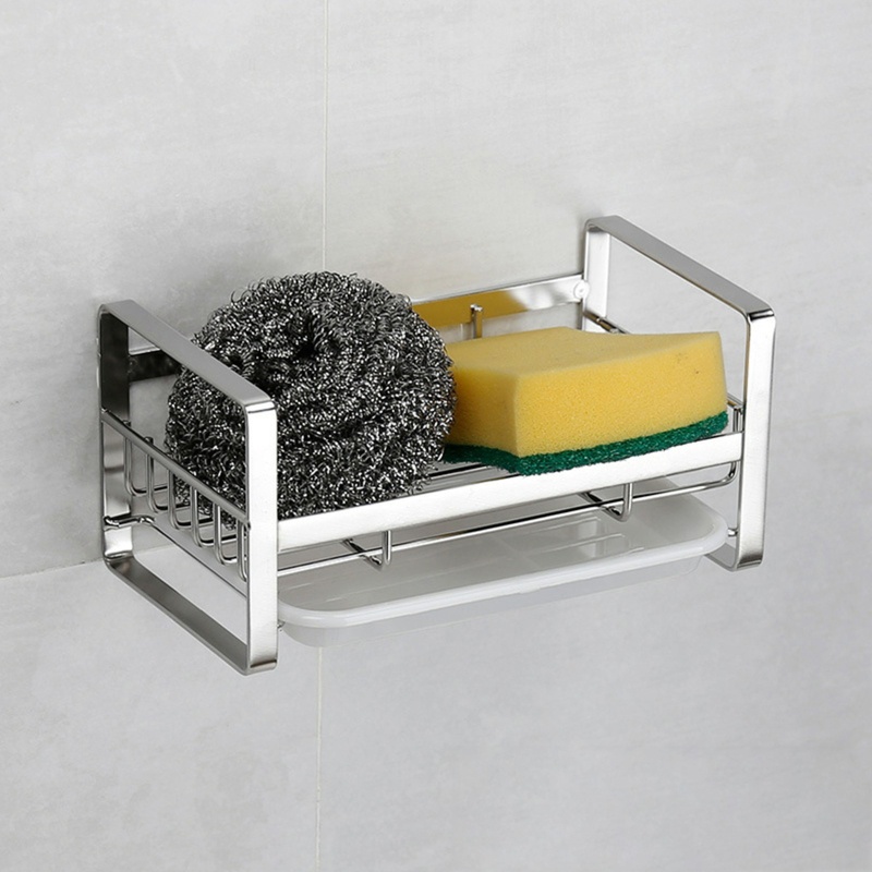 Giá Đỡ Bọt Biển Rửa Chén Gắn Bồn Rửa Tiện Dụng