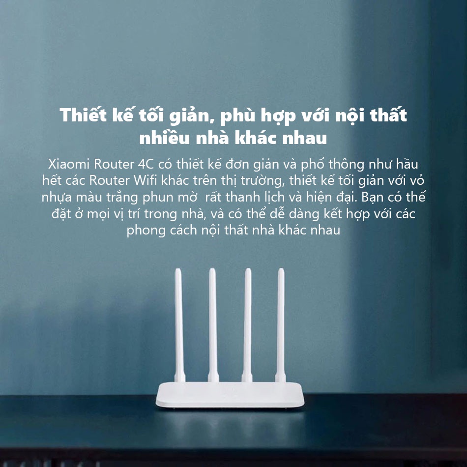 [Mã BMBAU50 giảm 7% đơn 99K] [Bản Quốc Tế] Thiết Bị Phát Sóng Xiaomi Mi Router 4C