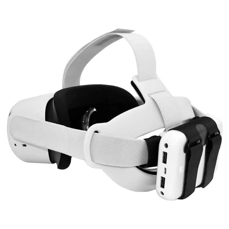 Giá đỡ có dây đeo đầu cố định pin sạc dự phòng tương thích với VR Oculus quest 2 / HTC / Vive / Index VR tiện dụng