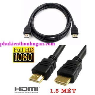 Dây hdmi 1,5m tròn full hd - cable hdmi 1,5m
