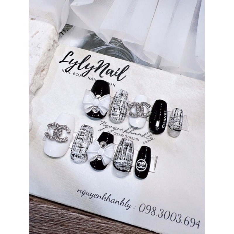 Nơ bột - Nơ mẫu mơi gắn Nail