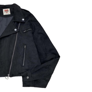 áo khoác biker da lộn - SUEDE BIKER JACKET