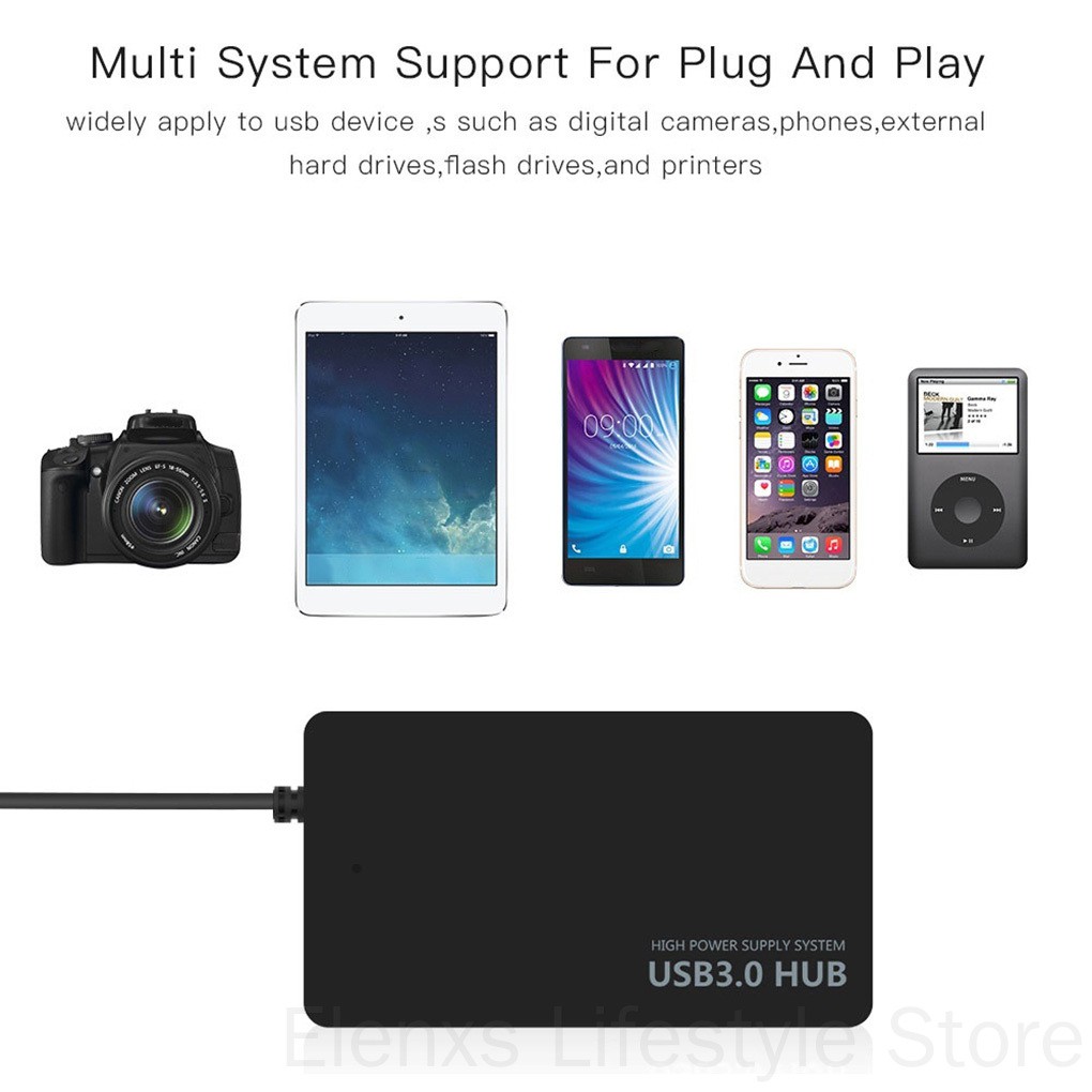 Bộ Chia 4 Cổng Usb Type-C Sang Usb3.0 Cho Laptop