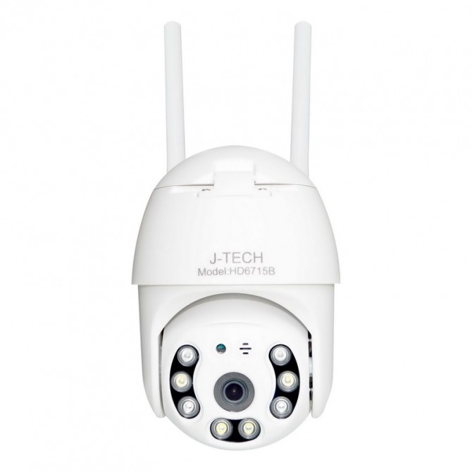 CAMERA WIFI IP J-TECH HD6715E(đã bao gồm chân đế và nguồn -cam lắp được ngoài trời)