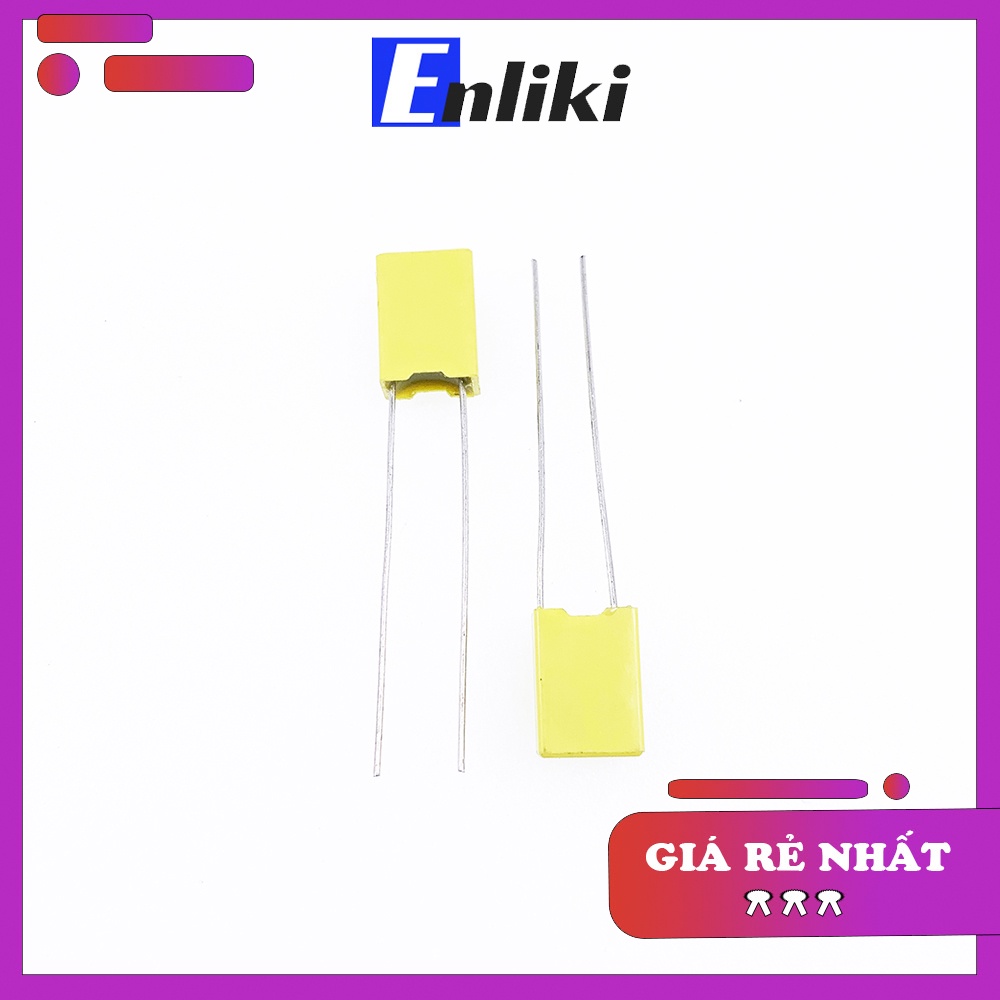 1uF Tụ 105J 100V Màu Vàng 5mm