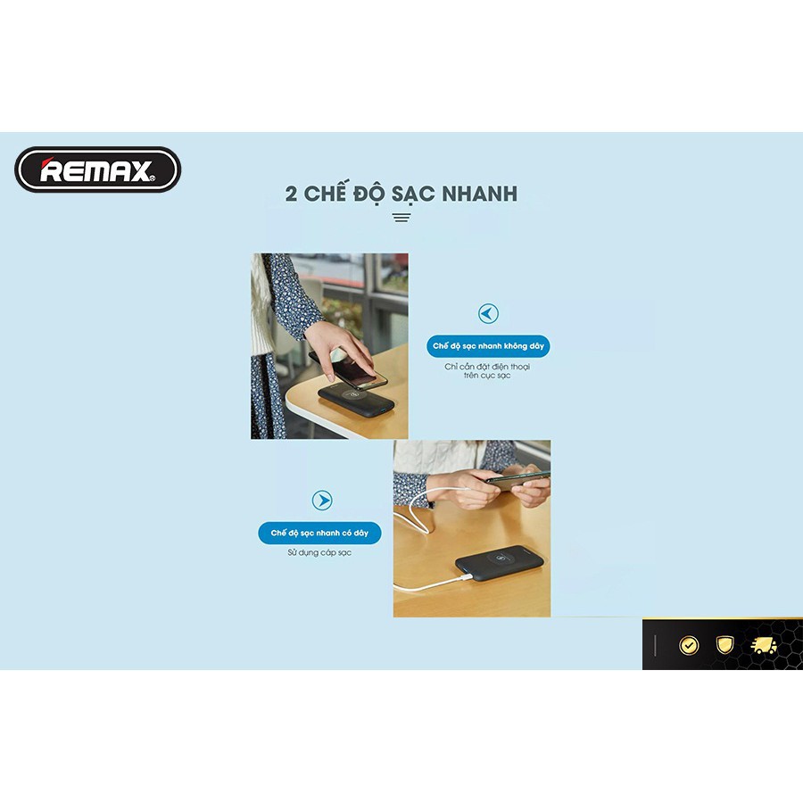 {HÀNG HÓT}Sạc dự phòng không dây Remax WK WP-133 10000mAh - Hàng chính hãng | BigBuy360 - bigbuy360.vn