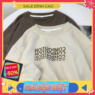 Áo sweater nhiều chữ form đẹp unisex, áo hoodie nhiều chữ nam nữ giá sinh viên
