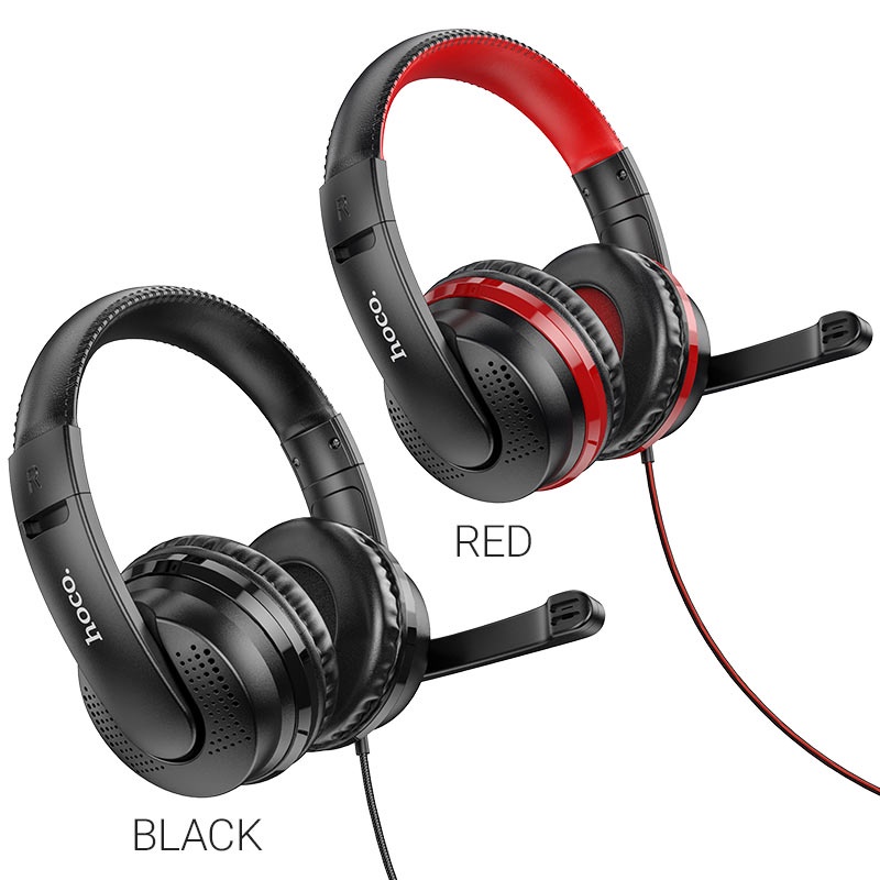 Tai nghe chụp tai On-Ear Headphones Gaming Headset có míc đàm thoại chính hãng hoco