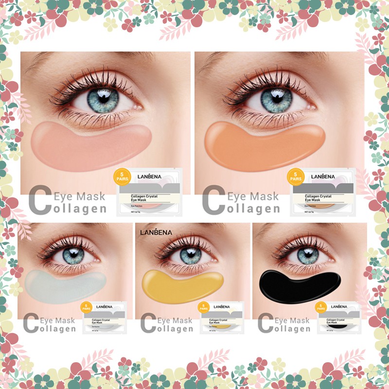 Lanbena Blue Na Na Glage Eye Mask Đi đến Dark Circle 6 Slice Slice Nâng cấp