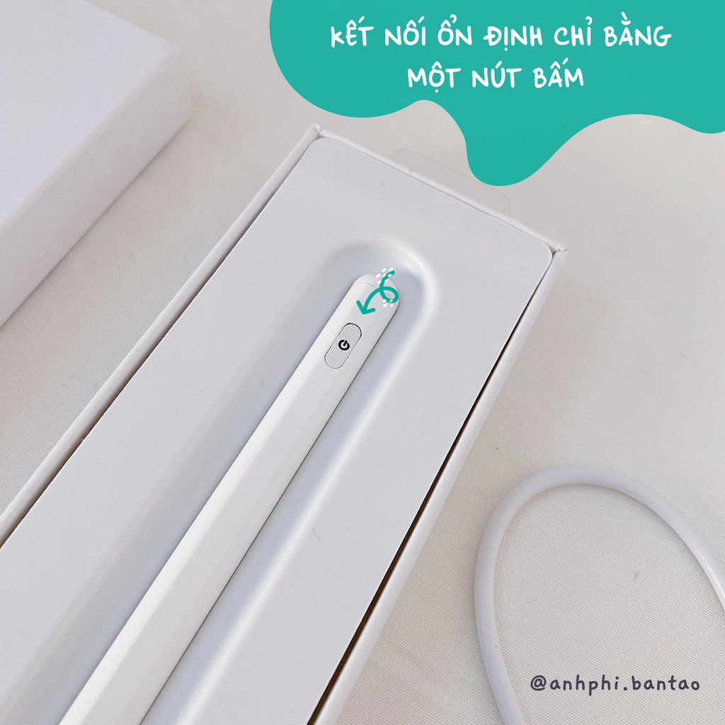 [Bảo hành 6 tháng] Bút Cảm Ứng Stylus Pencil Gen 2 Cho Máy Tính Bảng