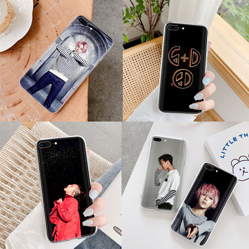 Ốp điện thoại mềm trong suốt in hình ảnh nhóm nhạc G-Dragon VM76 dành cho iPhone 12 Mini 11 Pro X XR XS Max