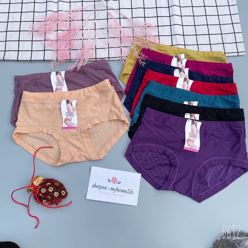 10 quần lót thun lạnh cạp cao chất siêu mát 5093