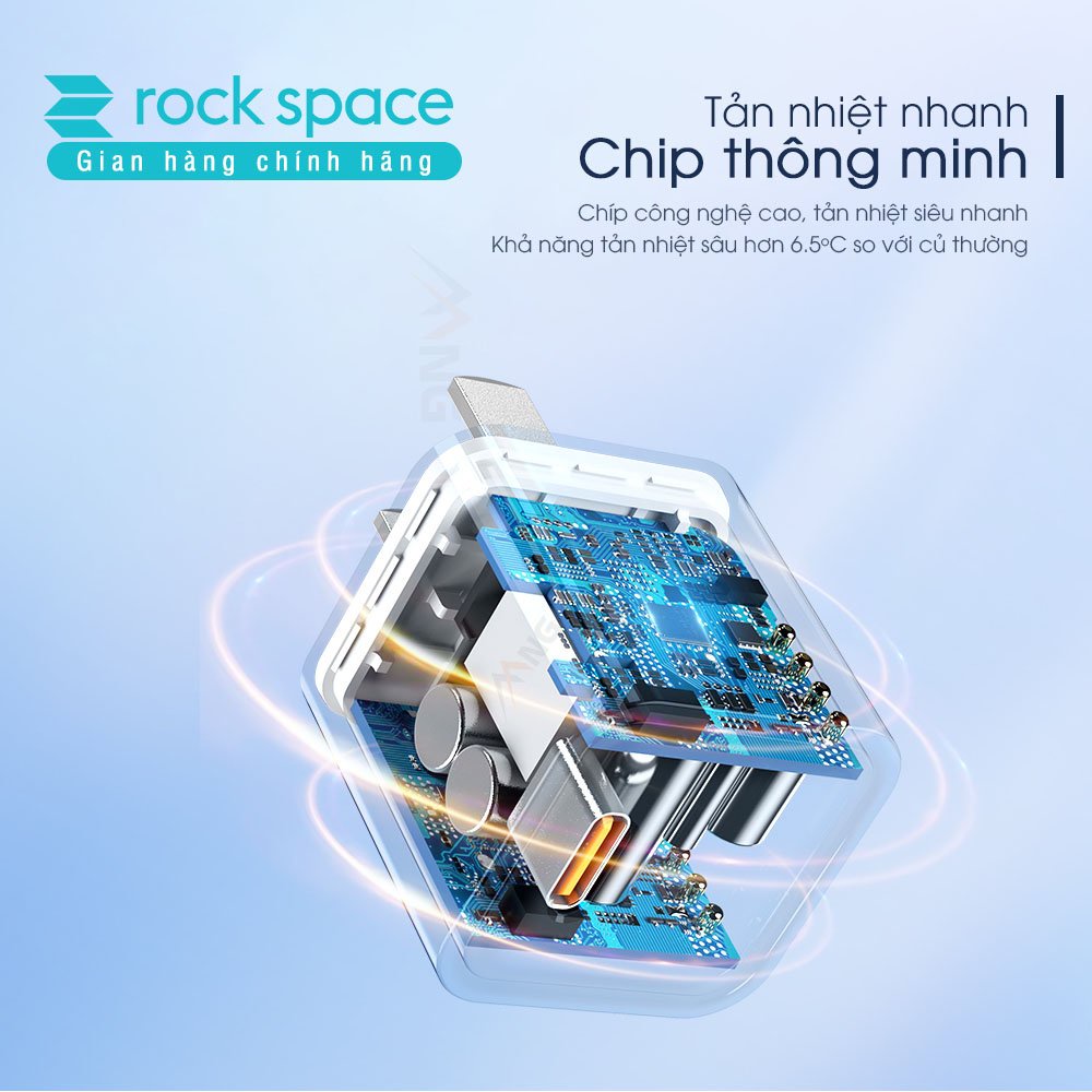 Củ sạc nhanh chuẩn PD 20W cho IPRockspace T69 ổn định không nóng hàng bảo hành 12 tháng bảo hành 1 đổi 1