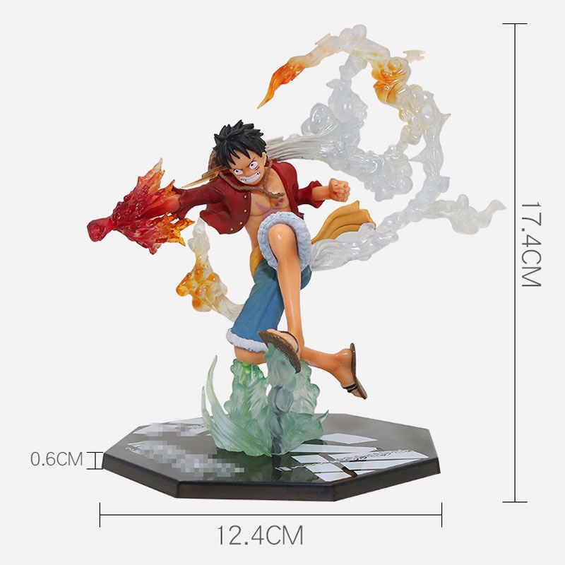Mô hình One Piece Luffy gear 2 haki hàng cao cấp cao 20cm hiệu ứng đặc biệt