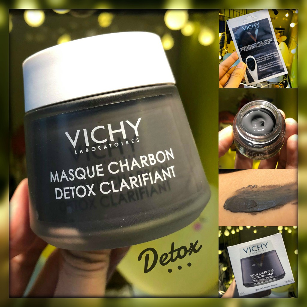 Mặt nạ thải độc hút bả nhờn Vichy detox giàu khoáng chất