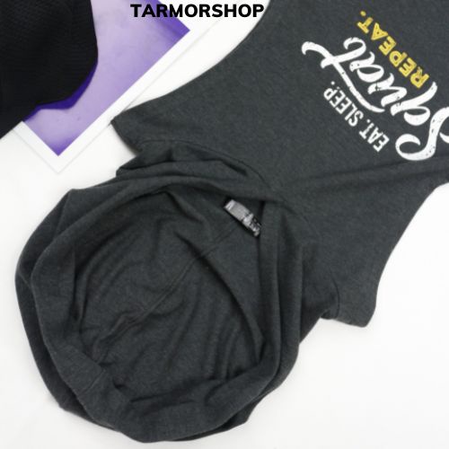 Áo Thun nam tanktop hoodie nam , vải cotton , dành tập gym kết hợp dạo phố.