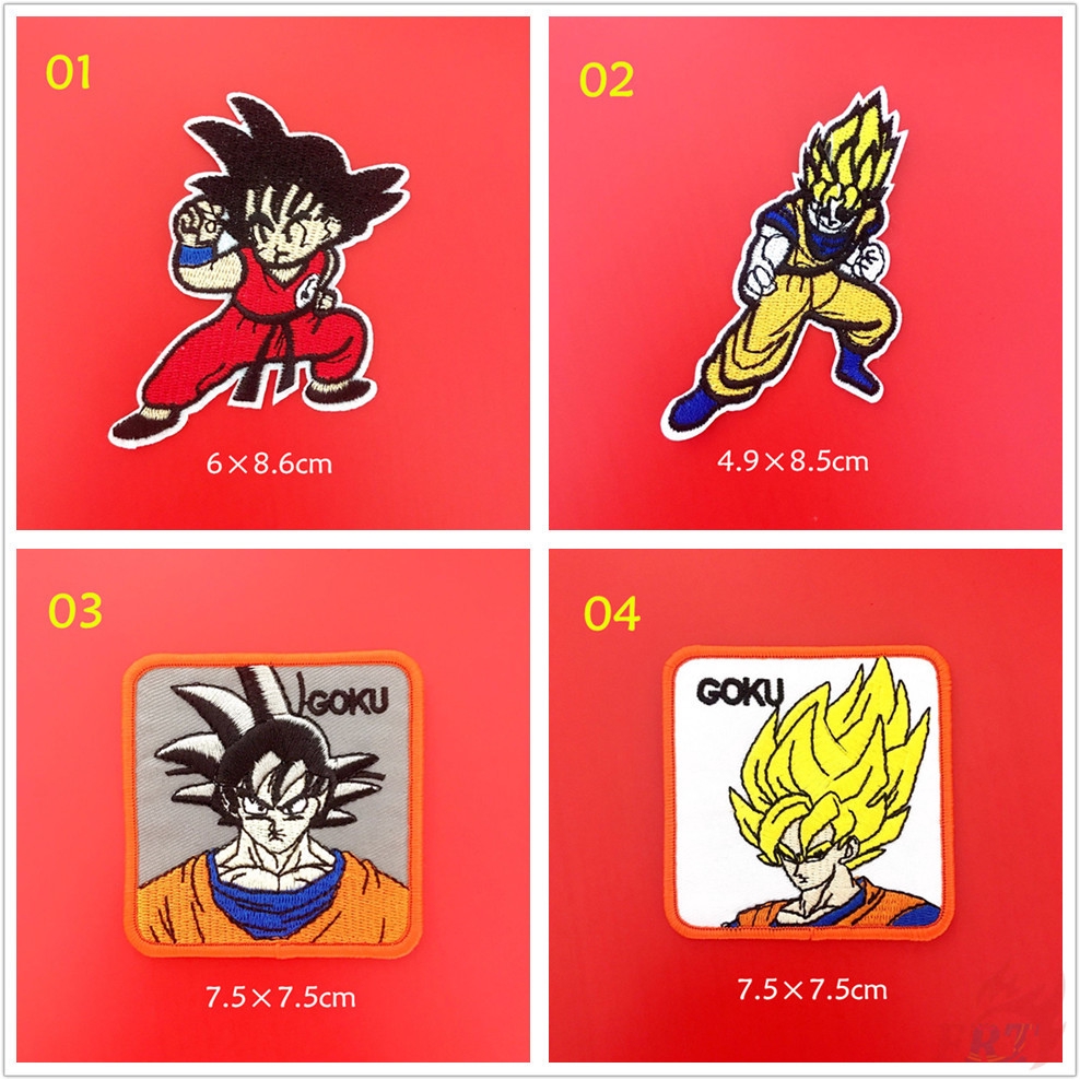 ☸ Anime：DRAGON BALL S-3 Patch ☸ 1Pc Son Goku Diy Sew on Iron on Patch