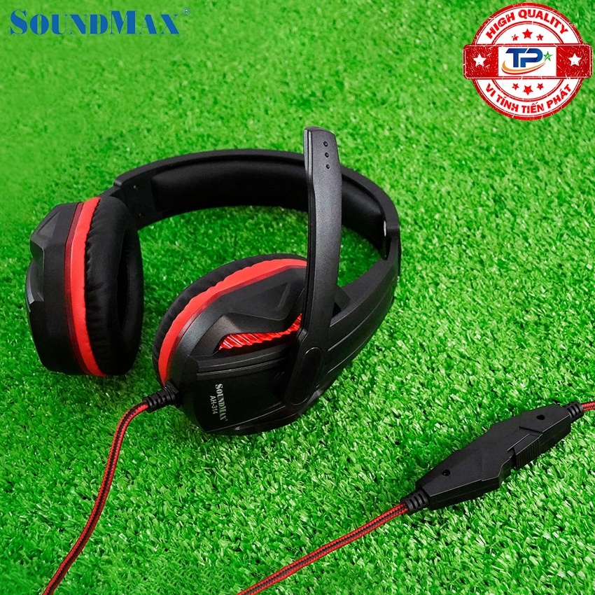 Tai Nghe Chuyên Game Chụp Tai SoundMax AH-314 chuyên nghiệp có Led - Headphone AH314