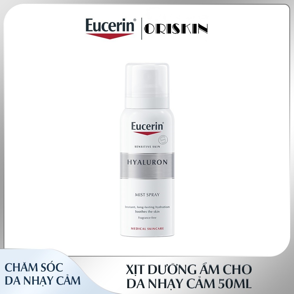 Eucerin Chính Hãng Xịt Dưỡng Ẩm Eucerin Cho Da Nhạy Cảm Hyaluron Mist Spray