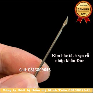 [1 Cây] Kim Nokor bóc tách cắt đáy sẹo rỗ lâu năm cực sắc hàng chuẩn y khoa Đức