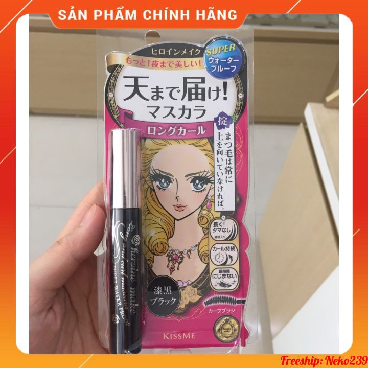 [Hàng Nhật] Mascara Kiss Me Heroine Siêu Dài Dày Mi Có lẻ Chuốt Mi và Kẻ Mí | BigBuy360 - bigbuy360.vn