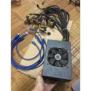 Nguồn 1600w đào coin công suất thực tặng cáp
