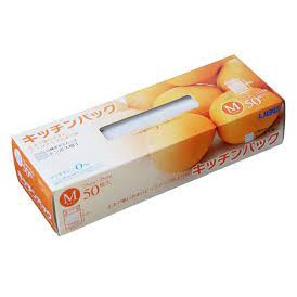 Túi nilon bảo quản thực phẩm hộp 50 cái Sanada nội địa Nhật Bản