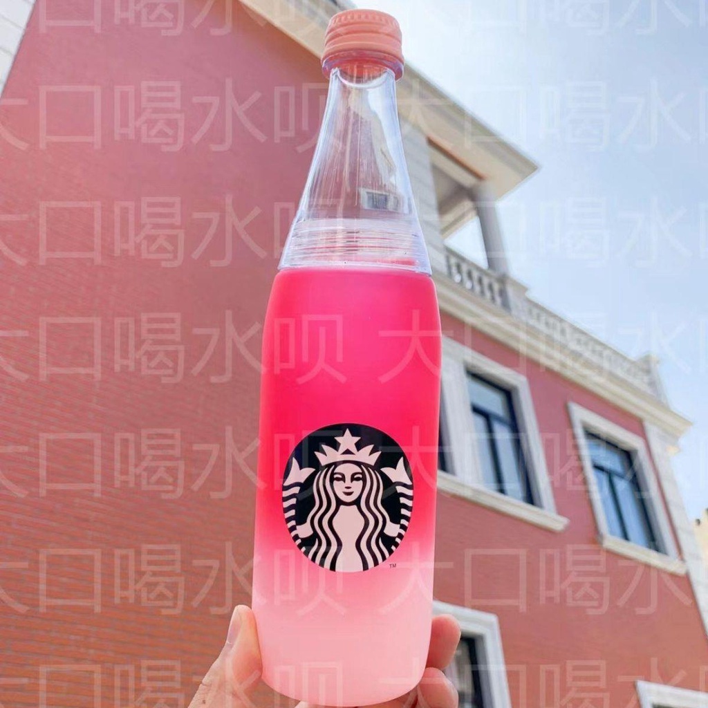 Bình Nước Starbucks Bằng Nhựa Có Thể Tháo Rời Tiện Dụng Thời Trang Hè 2022