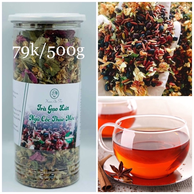 Trà gạo lứt cung đình - ngũ cốc thảo mộc thượng hạng